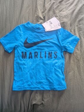 Nike Tee Miami Marlins Toddler T shirt size 3T NWT